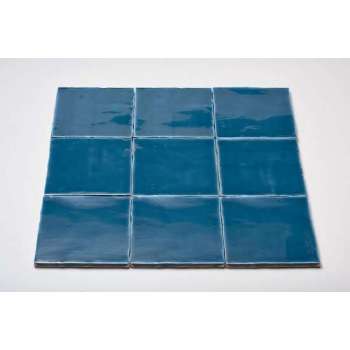 Oud Hollands Handvorm Witjes | Sea Blue | 13x13 cm Tegels