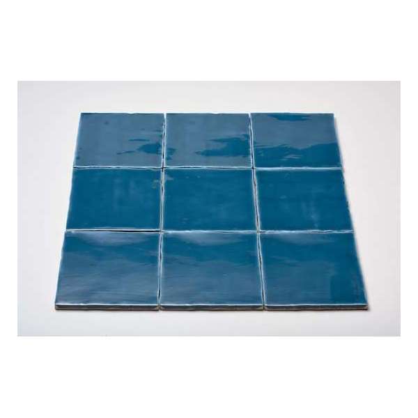 Oud Hollands Handvorm Witjes | Sea Blue | 13x13 cm Tegels