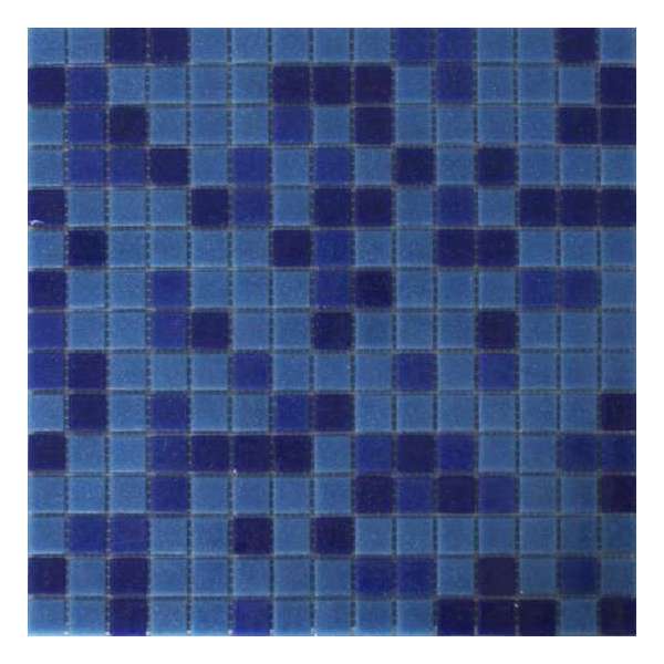 Alberello Mozaiek Glas mix donkerblauw 2,0x2,0x0,4 cm -  Mix, Blauw Prijs per 1,39 m2.