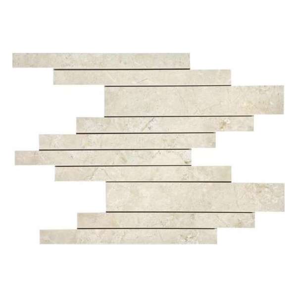 Keramische tegel Mosaic Leicester Stripes Ivory 30x45 - Woodson and Stone - beige