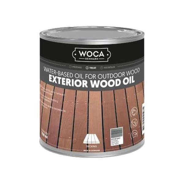 WOCA Exterior Oil Stone Grey - 750 ml