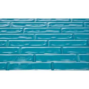 Ossido Aqua Glans | Wandtegel | 7,5 x 30