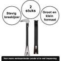 Professionele Koevoet set - Koevoetset - Breekijzer - Breekijzerset - Miniset - 2 Delig