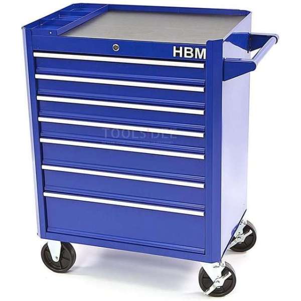 HBM 7 Laden Gereedschapswagen - Blauw