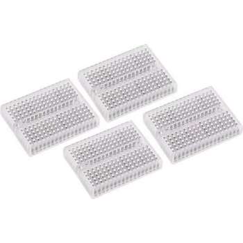 Set Mini Breadboards - 170 Insteekpunten - 4 St.