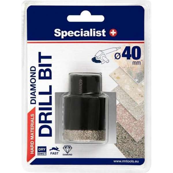 Diamant tegelboor 45 mm Droog / Nat (M14) '' Specialist+''