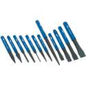 Draper Tools Koudbeitel en drevel set blauw 12-dlg 26557