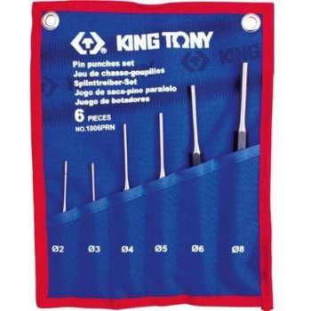 KING TONY 6DLG SPILDOORSLAGENSET 2-8MM