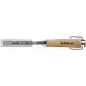 Bahco BH425-20 Chisel with Wooden Handle, Silver/Brown, 425-20