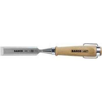 Bahco BH425-20 Chisel with Wooden Handle, Silver/Brown, 425-20