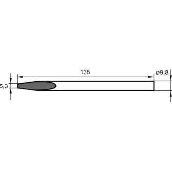 Soldeerstift beitelvormigrecht nr.0152KD Ersa