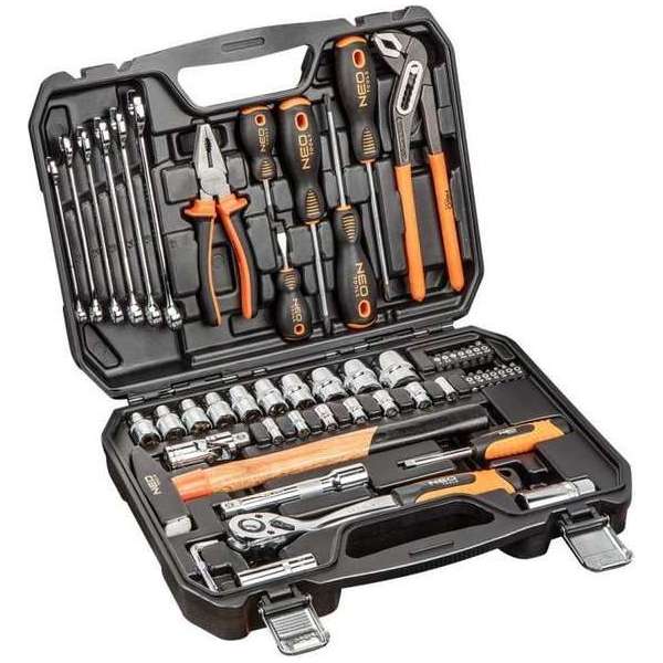 Neo tools Gereedschapkoffer 56 Delig,