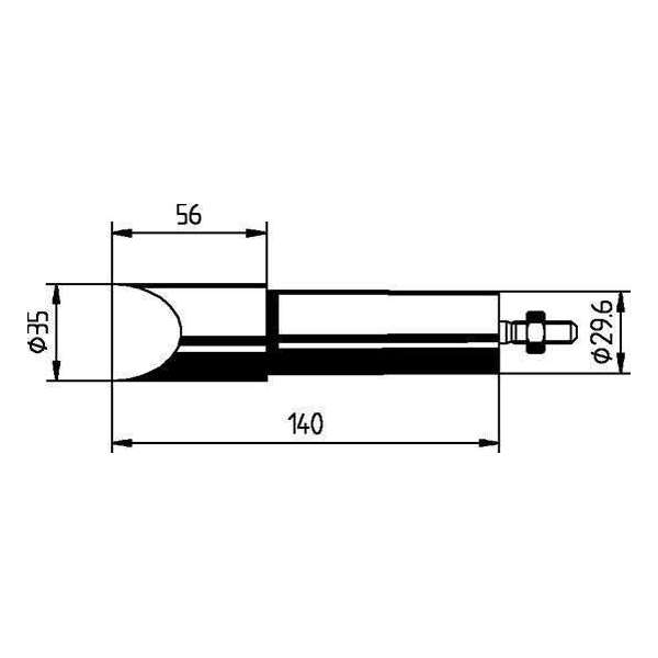 Soldeerstift beitelvormigverster. nr.0552MZ Ersa