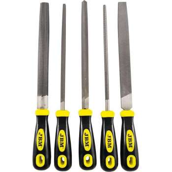 JBM Tools | Set van 5 stalen vijlen