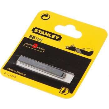 STANLEY - Schaafmesje - Gegroefd - 50mm - 3 stuks/kaart