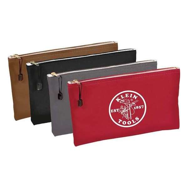 Canvas Bag 4 Pk Brown/Black/Gray/Red