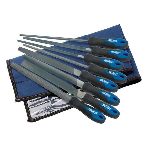 Draper Tools Vijlen en raspen set 8-delig 200 mm 44961