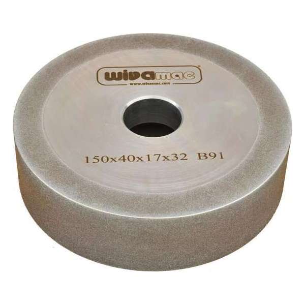 WIVAMAC CBN Grinding Wheel ⌀150 x 40 mm - Axle Hole ⌀32 mm