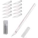 Scalpel Set Inclusief 10 Extra Mesjes - Hobbymes Scalpelmes Precisiemes