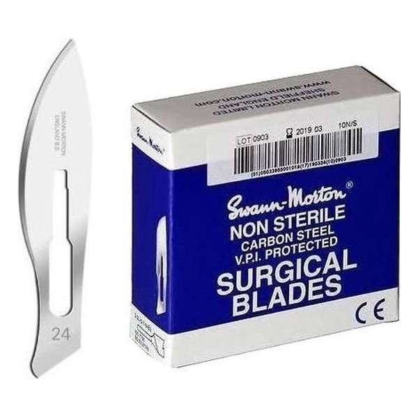 Swann Morton 0111 Scalpelmesje Chirurgie Mesjes - Non Steriel No.24