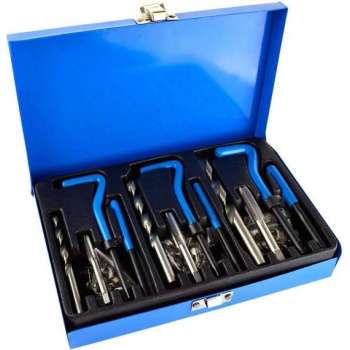 Helicoil set / schroefdraad reparatieset M6 t/m M10 88-delig