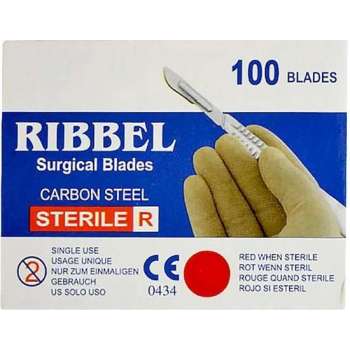 Mesjes - scalpel - bistouri - Ribbel - Nr. 20 - Steriel