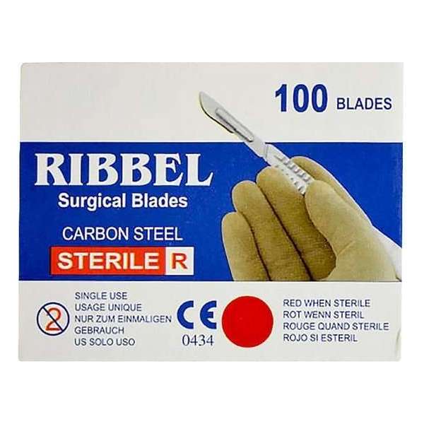 Mesjes - scalpel - bistouri - Ribbel - Nr. 20 - Steriel