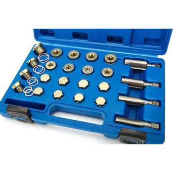 64 Delige Schroefdraad Reparatieset Olie Aftapplug M13 - M20