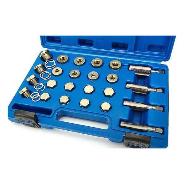 64 Delige Schroefdraad Reparatieset Olie Aftapplug M13 - M20