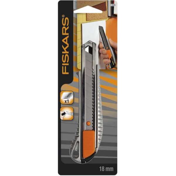 Fiskars Afbreekmes 18 Mm Zilver/oranje