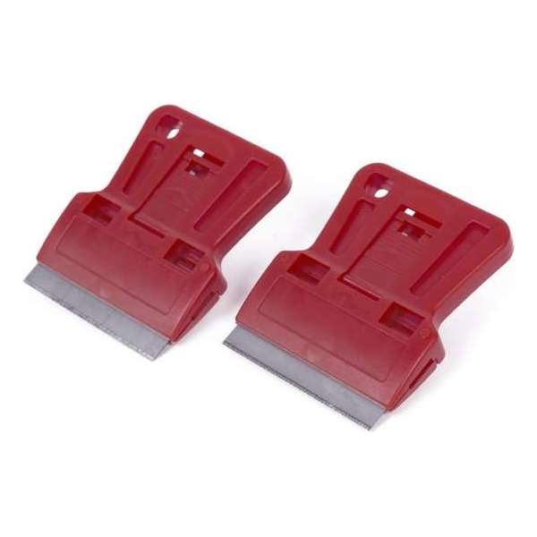 Benson Verfschrapers - 40 mm - Rood - 2 Delig