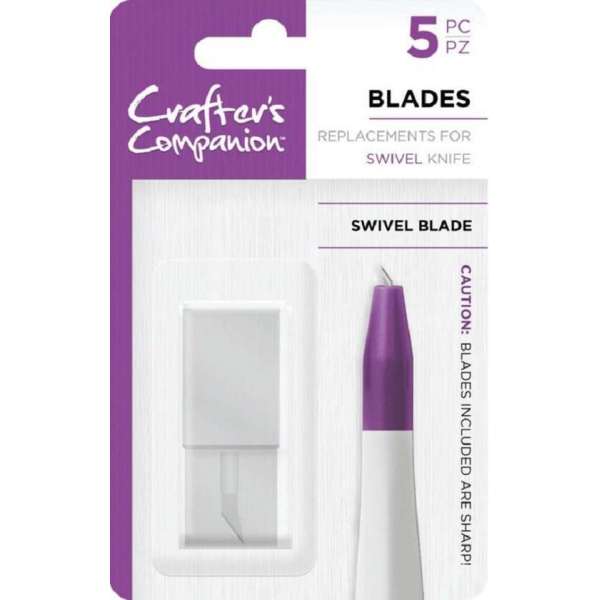 Crafter's Companion Hobby mes vervangende mesjes - Swivel (5 stuks) - CC-TOOL-KNIFE-SWBLD5