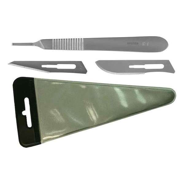 Scalpel mesje Set 3 - Houder SC-3 + 5 mesjes SCM-10 + 5 mesjes SCM-11 in Etui