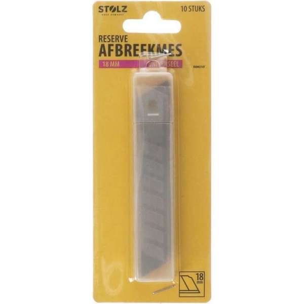 Afbreekmes reserve 18mm 10 stuks