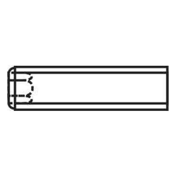 TOOLCRAFT 222522 Stifttap M4 10 mm Staal 20 stuk(s)