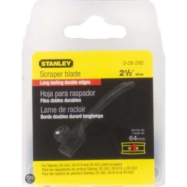 STANLEY - Reserve Mesje 64mm voor 2 - 28 - 619 - 1 stuk/kaart