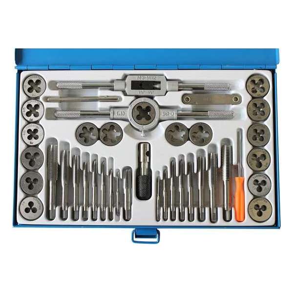 Tap & Die set - metrische maten - 40 delig