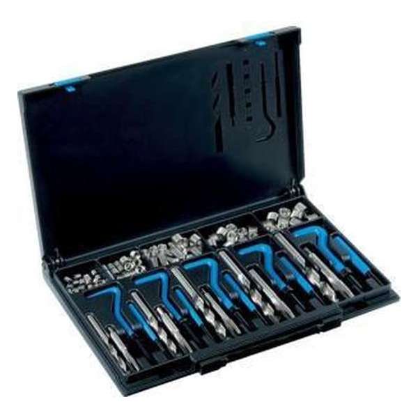 Schroefdraad-reparatie-set M6-M14 In kunststof cassette V-COIL