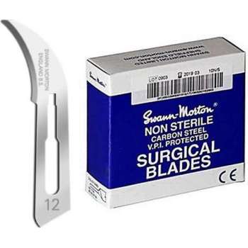 Swann Morton 0104 Scalpelmesje Chirurgie Mesjes - Non Steriel No.12