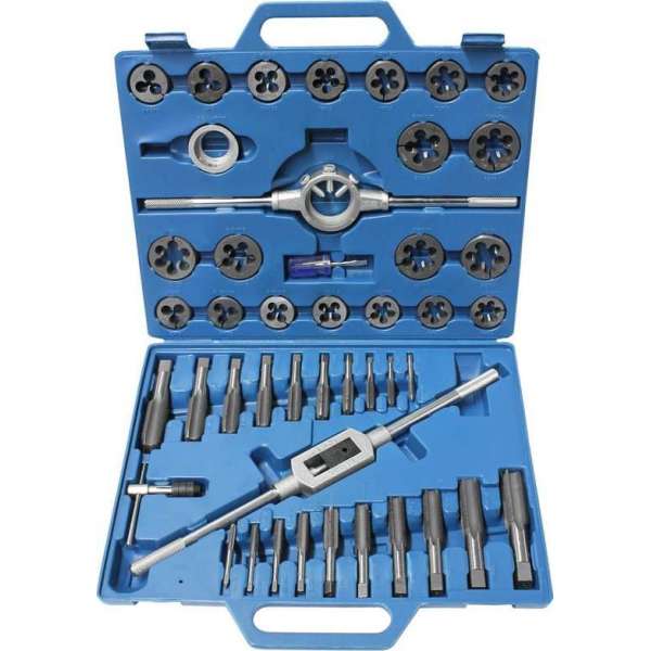 Tap & Die set - metrische maten - 45 delig - Normex