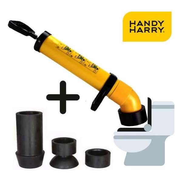 HANDY HARRY® Pomp Ontstopper Wc - Afvoer - Gootsteenontstopper - Ontstoppingsveer - Plopper - Drain