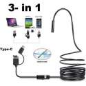 Endoscope LED 1 meter - Inspectiecamera - Android telefoon- 7 mm kop