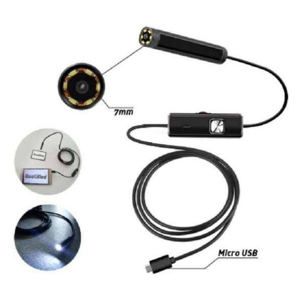 Mini endoscoop - Inspectiecamera 7mm lens / 1m kabel - USB - DisQounts