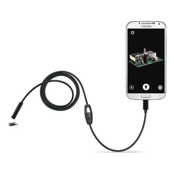 Endoscope Camera Waterproof Android  7mm 1.10meter Snoer MINI USB + Computer USB