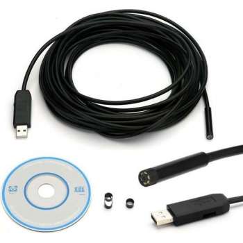 15 meter USB endoscoop Ø 5.5 mm met LED