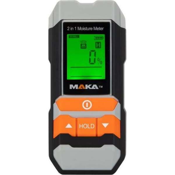 Maka 2 in 1 digitale vochtmeter - Voor hout en bouwmaterialen