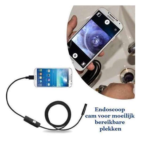 Endoscoop camera voor moeilijk bereikbare plekken (2M)