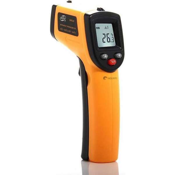 Infrarood Warmtemeter | Draadloze Temperatuurmeter, -50 tot 380 graden Celcius - Inclusief batterijen