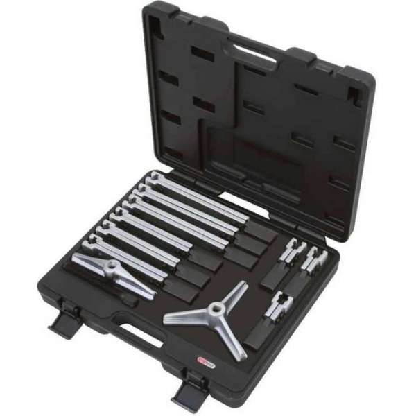 KS Tools Universele poelietrekker set 100-260 mm 12-delig 700.1300