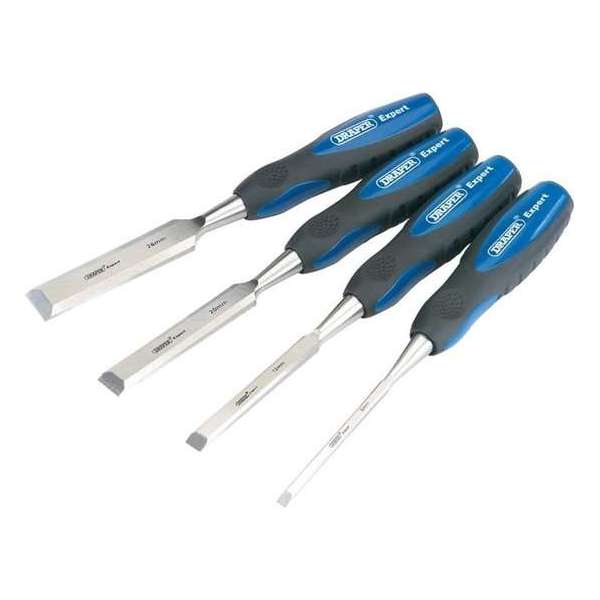 Draper Tools Houtbeitel set blauw 4-dlg 89726